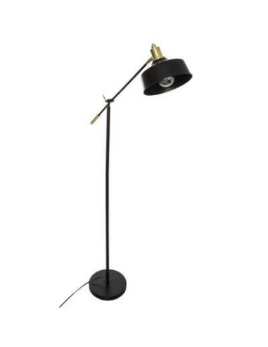 173243 - lampadaire arc metal "flower" noir h.153