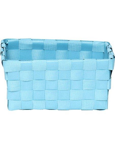 panier pm pp tresses 15x9x7 cm - vert d'eau