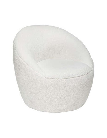fauteuil boucle romi blc