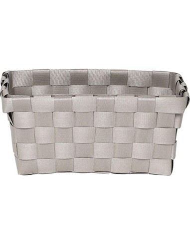 panier pm pp tresses 15x9x7 cm - taupe