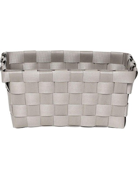 panier pm pp tresses 15x9x7 cm - taupe