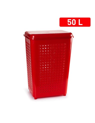 1140007-coffre a linge rouge