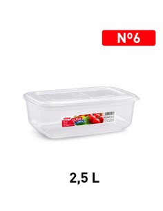 1155006-boite alimentaire classic 2,5 l transparent