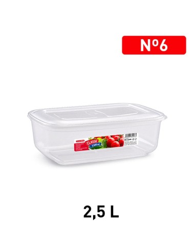 1155006-boite alimentaire classic 2,5 l transparent