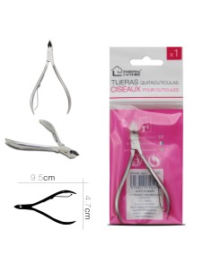 ciseaux pour cuticules x1   9.5 x 4.7 cm