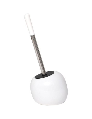 6631100 - brosse wc gres forme boule - blanc