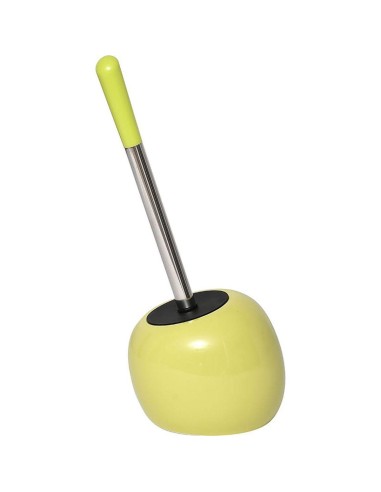 6631140 - brosse wc dolomite forme boule - vert anis