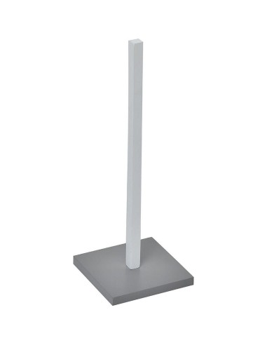 6718208-reserve papier wc bambou et mdf - blanc/gris