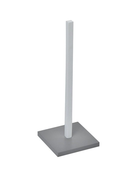 6718208-reserve papier wc bambou et mdf - blanc/gris