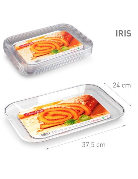 1257406 - plateau iris transparent