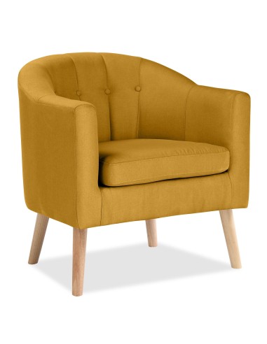 fauteuil jonas taupe nea 23 pieds bois