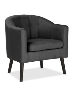 fauteuil jonas jaune moutarde nea 66 pieds bois