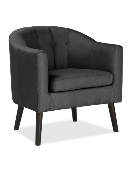 fauteuil jonas jaune moutarde nea 66 pieds bois