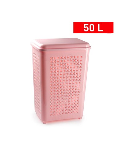 11400m6-coffre a linge rose rattan