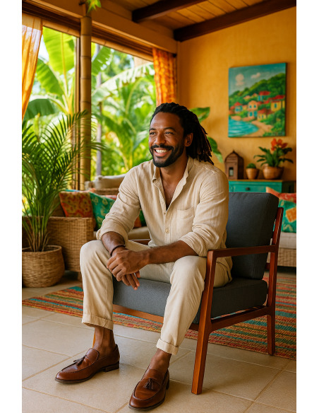 fauteuil strom gris fay 01