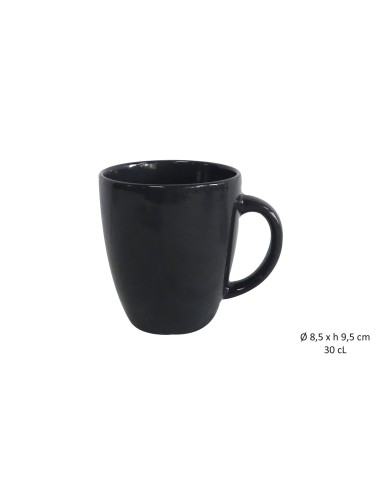gresmu013 - mug bombe gris anthracite gm 30cl- gres