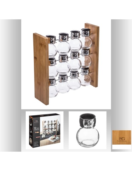 146666 - rack epice x12 droit bam L. 29,3 x P. 9 x H. 29,3 cm