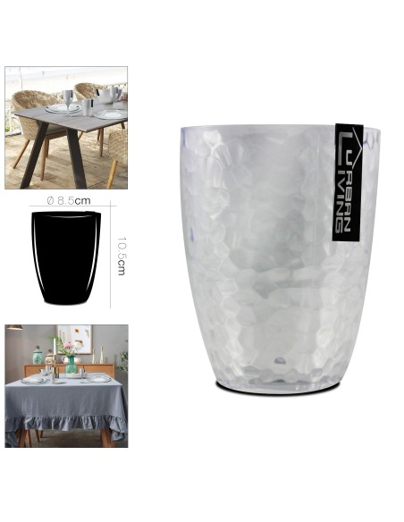 verre plastique maia diam 8.5 x 10.5 cm