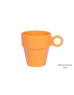 mug empilable moutarde 32cl-gres