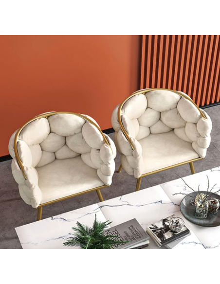 fauteuil anzio gris pieds noir g062-40