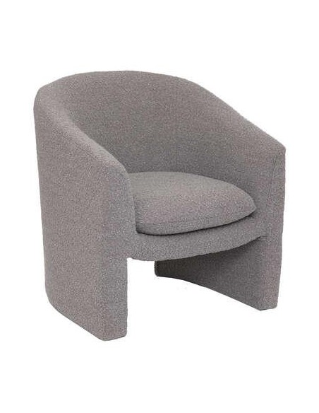 fauteuil boucl kunjo gris