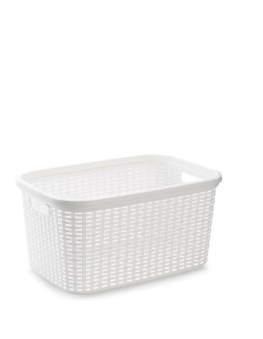 1182201 - grand panier rattan 35 l 35,5x53,5 blanc