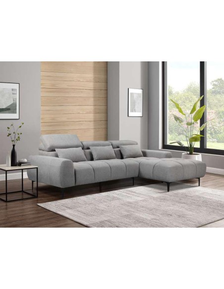 canapé forman angle gauche dark grey bluvel 13