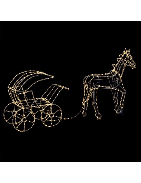 deco  lumiere ext caleche 600l l220