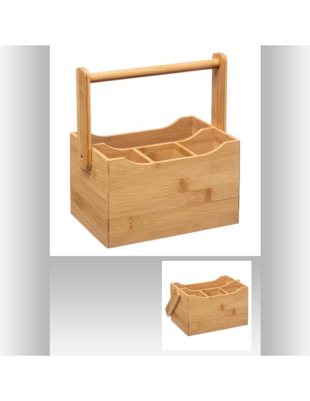 169187 - pot couv/serviette bam L. 20,5 x P. 14 x H. 24 cm