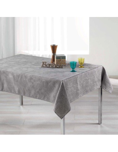 1722185-nappe rectangle 140 x 250 cm jacquard alisson gris