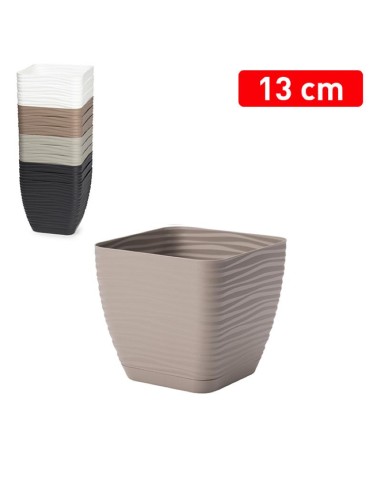 12741-pot 13cm + soucoupe sahara
