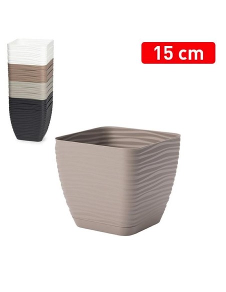 12742-pot 15cm + soucoupe sahara
