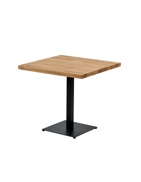 table balkoa bois oak 80x80x75cm(veneer 08)