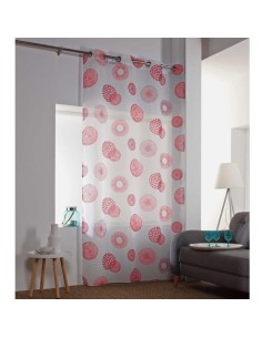 1625597-panneau a oeillets 140 x 240 cm voile sable imprime vega corail