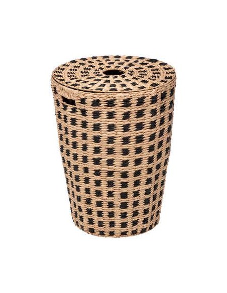 174554- panier linge 40l rond terre in