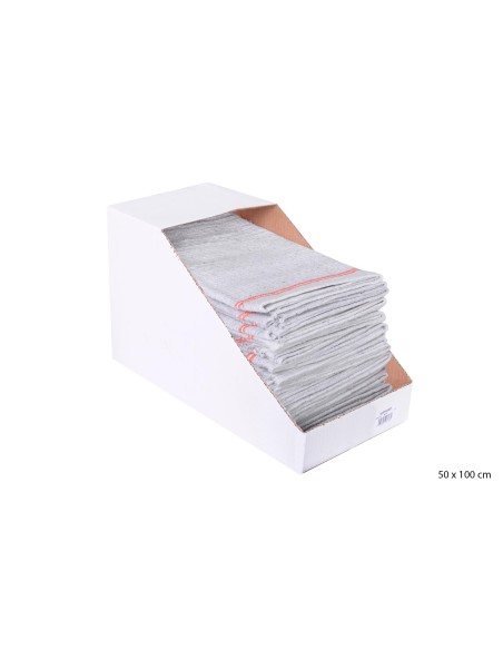 display serpilleres gaufrees ecrues 30pc