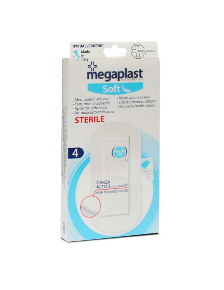 pansement haute protection megaplast x 4   10 x 20 cm