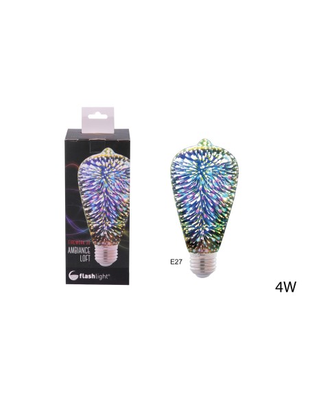 ampoule 3d led st64 e27 4w