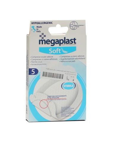 compresse sterile megaplast 5 ud 6.5 x 9.5 cm