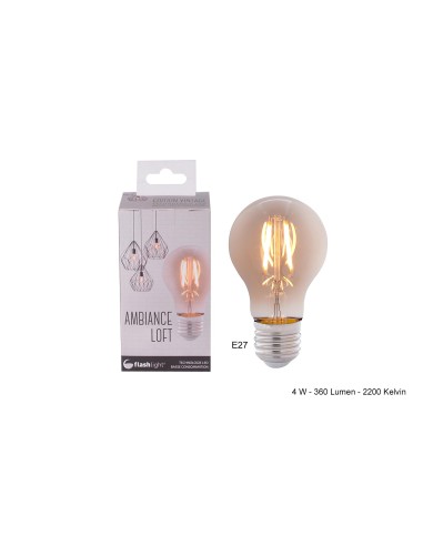 ampoam002 - ampoule led a60 ambree e27 4