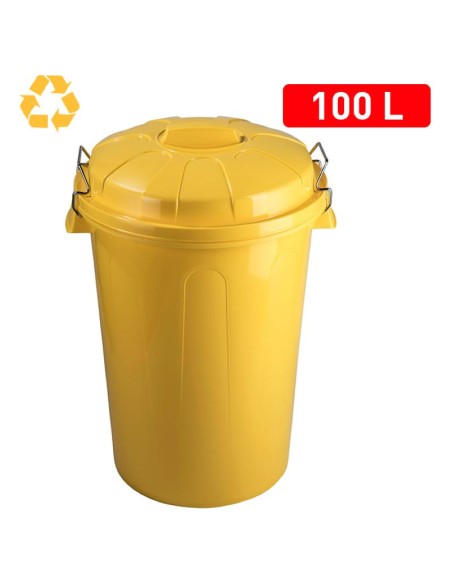 11252g2-poubelle 100 l amarillo parchis f17