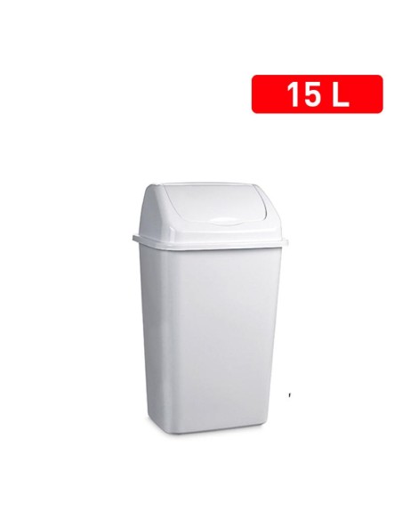 1156101 - poubelle 15 l  blanc