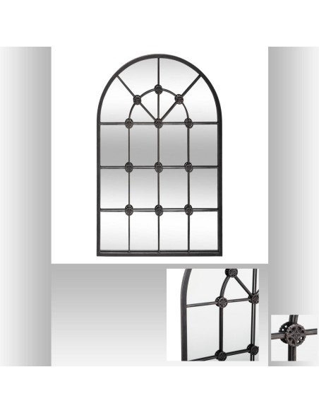 173830 - miroir met arche 70x110 flower