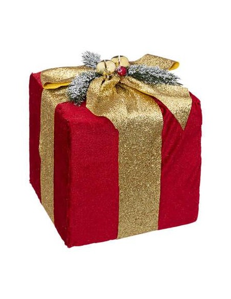 plf cadeau rouge or 20cm