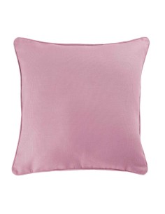coussin passepoil 40 x 40 cm coton uni panama dragee