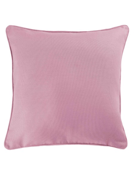 1605705-coussin passepoil 60 x 60 cm coton uni panama dragee