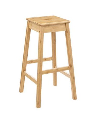 186146 - tabouret bar h75cm bambou