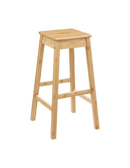 186146 - tabouret bar h75cm bambou