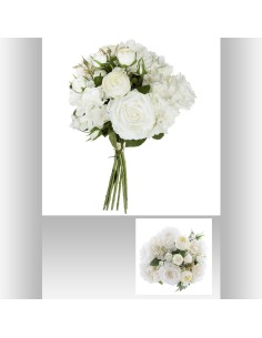 114751-bouquet 18 fleurs blanc gm h50