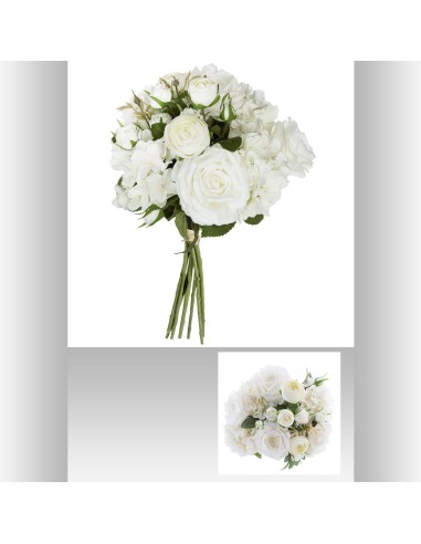114751-bouquet 18 fleurs blanc gm h50